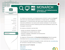 Tablet Screenshot of monarch.qucosa.de